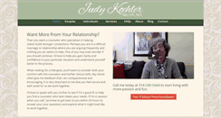 Desktop Screenshot of judykoehlertherapist.com